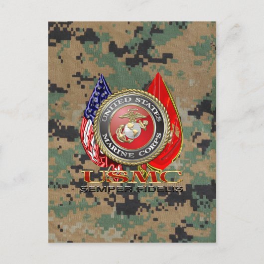 USMC Semper Fi [Special Edition] [3D] Briefkaart (Voorkant)
