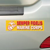 USMC Semper Fidelis-Bumpersticker Bumpersticker (Op auto)