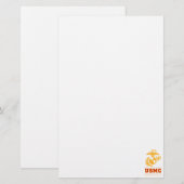 USMC Semper Fidelis [Semper Fi] Briefpapier (Voorkant / Achterkant)