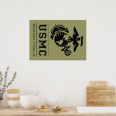 USMC Semper Fidelis [Semper Fi] Poster (Keuken)