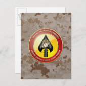 USMC Special Operations Command (MARSOC) [3D] Briefkaart (Voorkant / Achterkant)