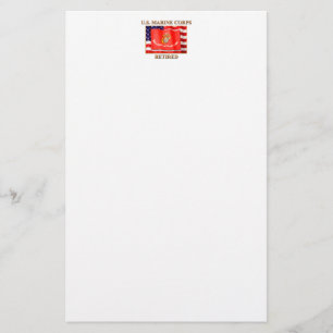 USMC Stationery Briefpapier