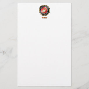 USMC Stationery Briefpapier