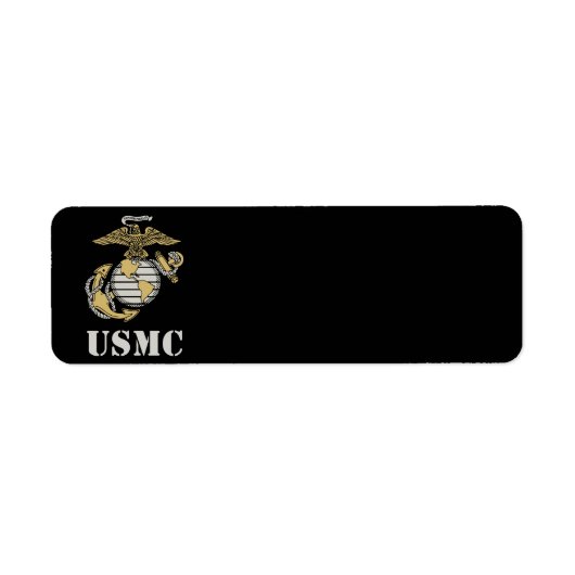 USMC [stencil] Etiket (Voorkant)