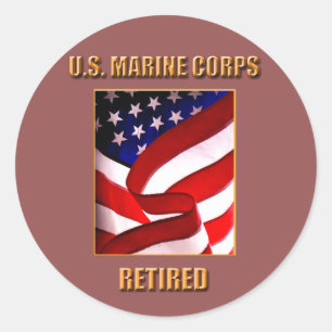USMC Sticker in ruste