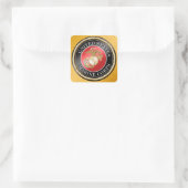 USMC-Sticker Vierkante Sticker (Tas)