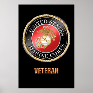 USMC-veteraan-Poster Poster