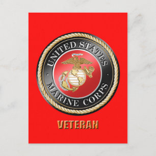 USMC Veteran Briefkaart