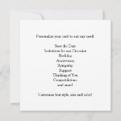 USMC Veteran  kaart! OoRah! Save The Date (Achterkant)