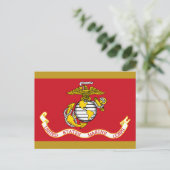 USMC-vlag Briefkaart (Staand voorkant)