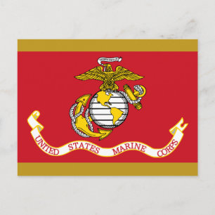 USMC-vlag Briefkaart