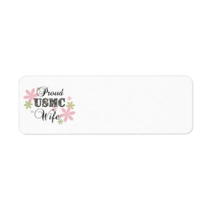 USMC Wife [fl camo] Etiket