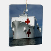 USNS Mercy Hospital Ship Keramisch Ornament (Rechts)