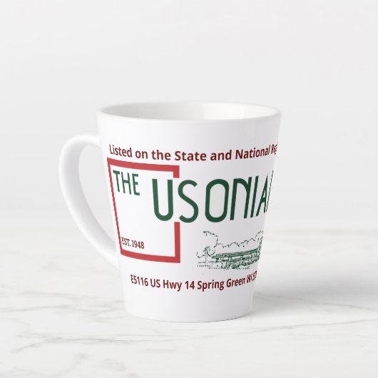Usonian Inn Latte Mug (Angle gauche)