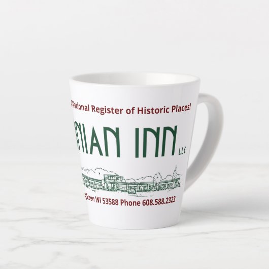 Usonian Inn Latte Mug (Angle droit)