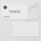 USPHS-bestelde Corps-Visitekaartjes Visitekaartje (Voorkant / Achterkant)