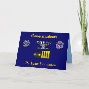 USPHS Commission Corps Captai Promotion Kaart