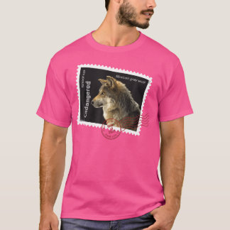 Usps Bedreigde Soort Mexicaanse Grijze Wolf Postst T-shirt
