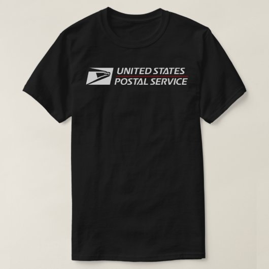 USPS United States People Service Baseball TShirt (Design devant)