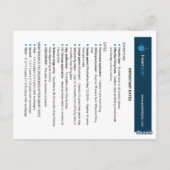 USPTO Quick Reference Kaart (Achterkant)