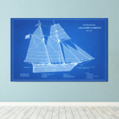 USRC Alexander Hamilton - ABD Canvas Afdruk (Insitu (Houten vloer))