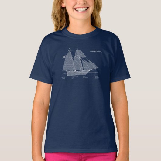 USRC Alexander Hamilton - ABD T-shirt (Voorkant)