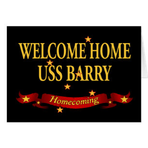 USS à la maison bienvenu Barry