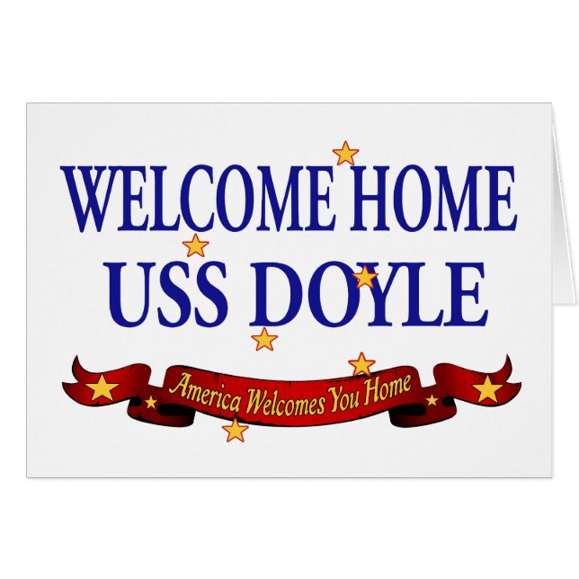 USS à la maison bienvenu Doyle (Devant horizontal)