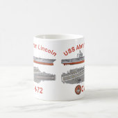 USS Abraham Lincoln CVN-72 Koffiemok (Center)