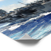 USS Abraham Lincoln (CVN 72) Poster (Hoek)
