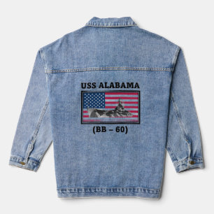 USS Alabama (BB-60) Denim Jacket