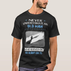 USS Albany SSN753 onderzeeër Da T-shirt