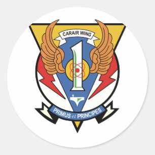 USS America CVW-1 Ronde Sticker