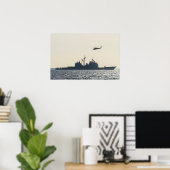 USS Anzio (CG 68) Poster (Thuiskantoor)