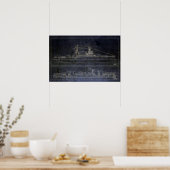  USS Arizona Blueprints Poster (Keuken)