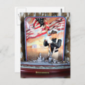 USS Arizona Tribute Briefkaart (Voorkant / Achterkant)