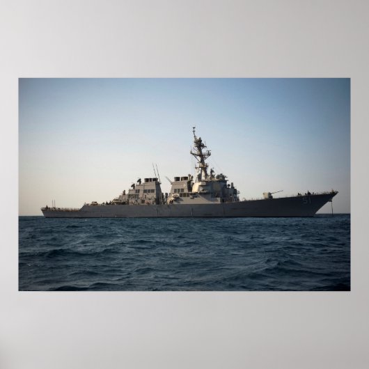 USS Arleigh Burke (DDG 51) Poster (Voorkant)