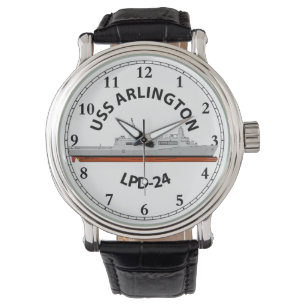 USS ARLINGTON, LPD-24, SAN ANTONIO HORLOGE