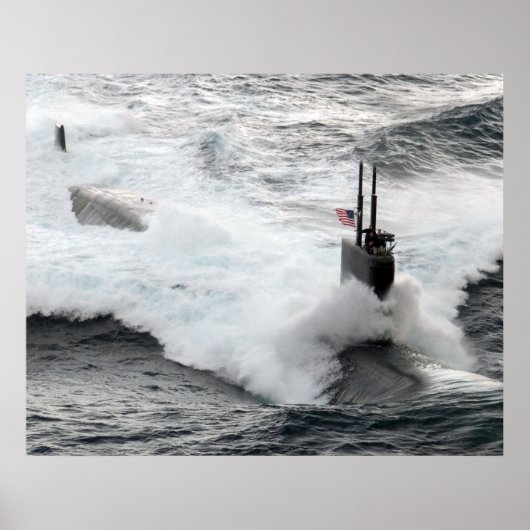 USS Asheville (SSN 758) Poster (Voorkant)