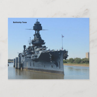 USS Battleship Texas Briefkaart