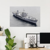 USS Blue Ridge (LCC 19) Poster (Thuiskantoor)