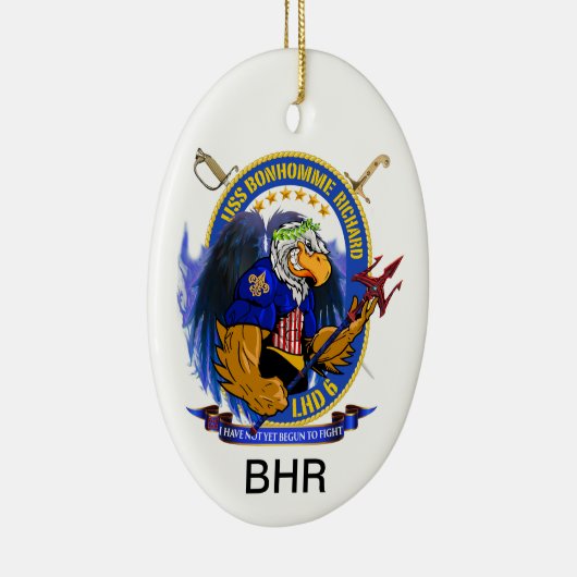 USS Bonhomme Richard LHD-6 levende kreeft Keramisch Ornament (Rechts)