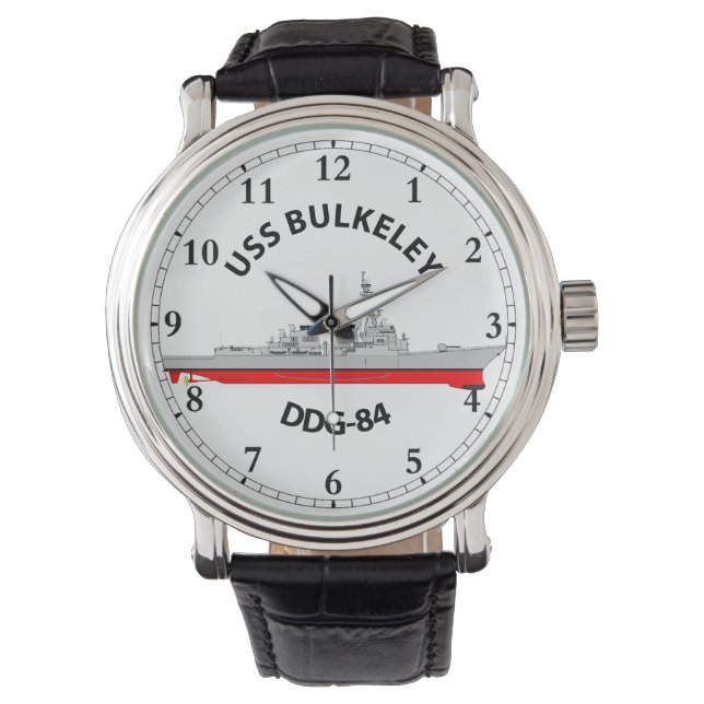 USS BULKELEY - DDG-84 - ARLEIGH BURKE WATCH HORLOGE (Voorkant)
