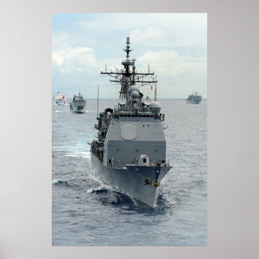 USS Cape St. George (CG 71) Poster (Voorkant)