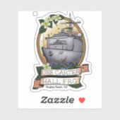 USS Carter Hall 3 x 3 Sticker (Vel)