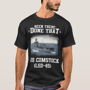 USS Comstock LSD-45 Veteranen Day Veteranendag Cad T-shirt