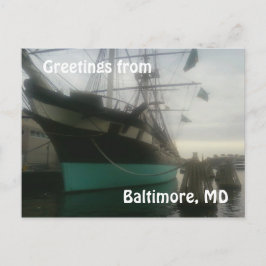 USS Constellation Briefkaart