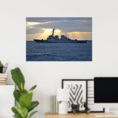 USS Curtis Wilbur (DDG 54) Poster (Thuiskantoor)