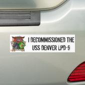 USS Denver LPD-9 Decommissioning Sticker (Op auto)