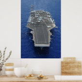 USS Dwight D. Eisenhower (CVN 69) Poster (Keuken)